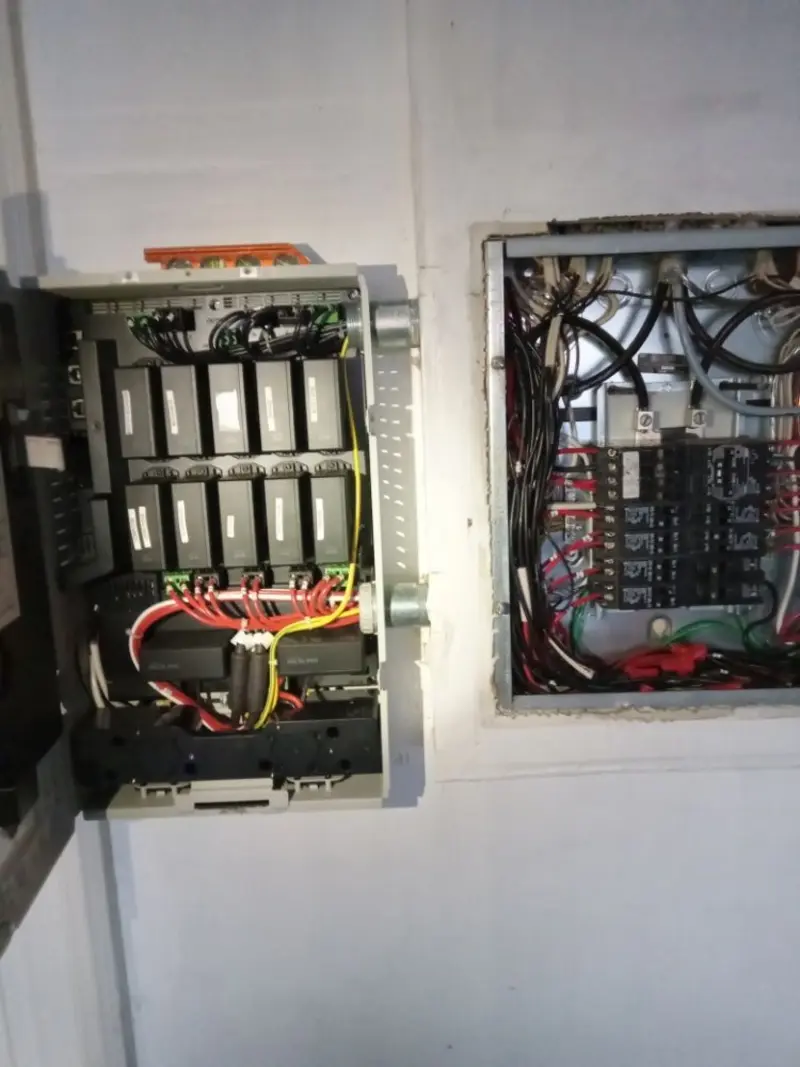 Electrical panel upgrade completed for Security Camera Wiring in Planada